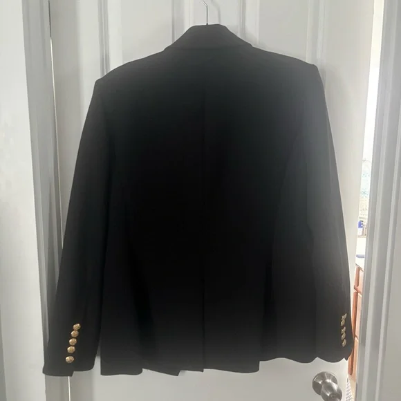 Veronica Beard Black Miller Dickey Jacket - Size 16 - Picture 2 of 3